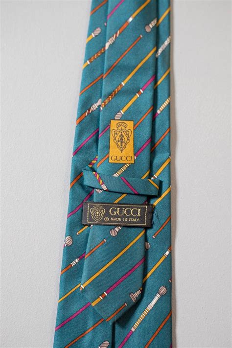 vintage gucci bow tie|Vintage tie with Guccissimo motif, 1990s in blue .